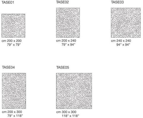 Paola Lenti Шерстяной коврик с геометрическими мотивами Area sun-id-1484593 - Вид №6
