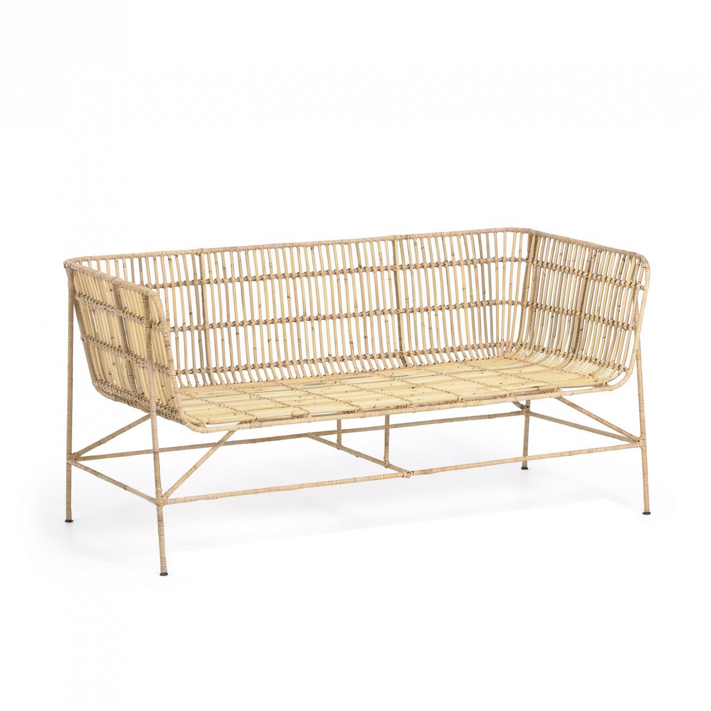 101202 Диван 2-х местный из ротанга 140 cm La Forma Aiala  - Вид №3