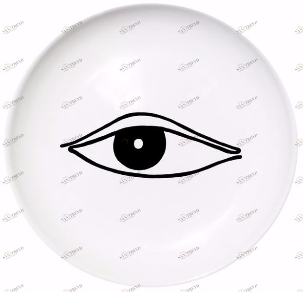 Kiasmo Керамическая тарелка Overlook 2014kddovep