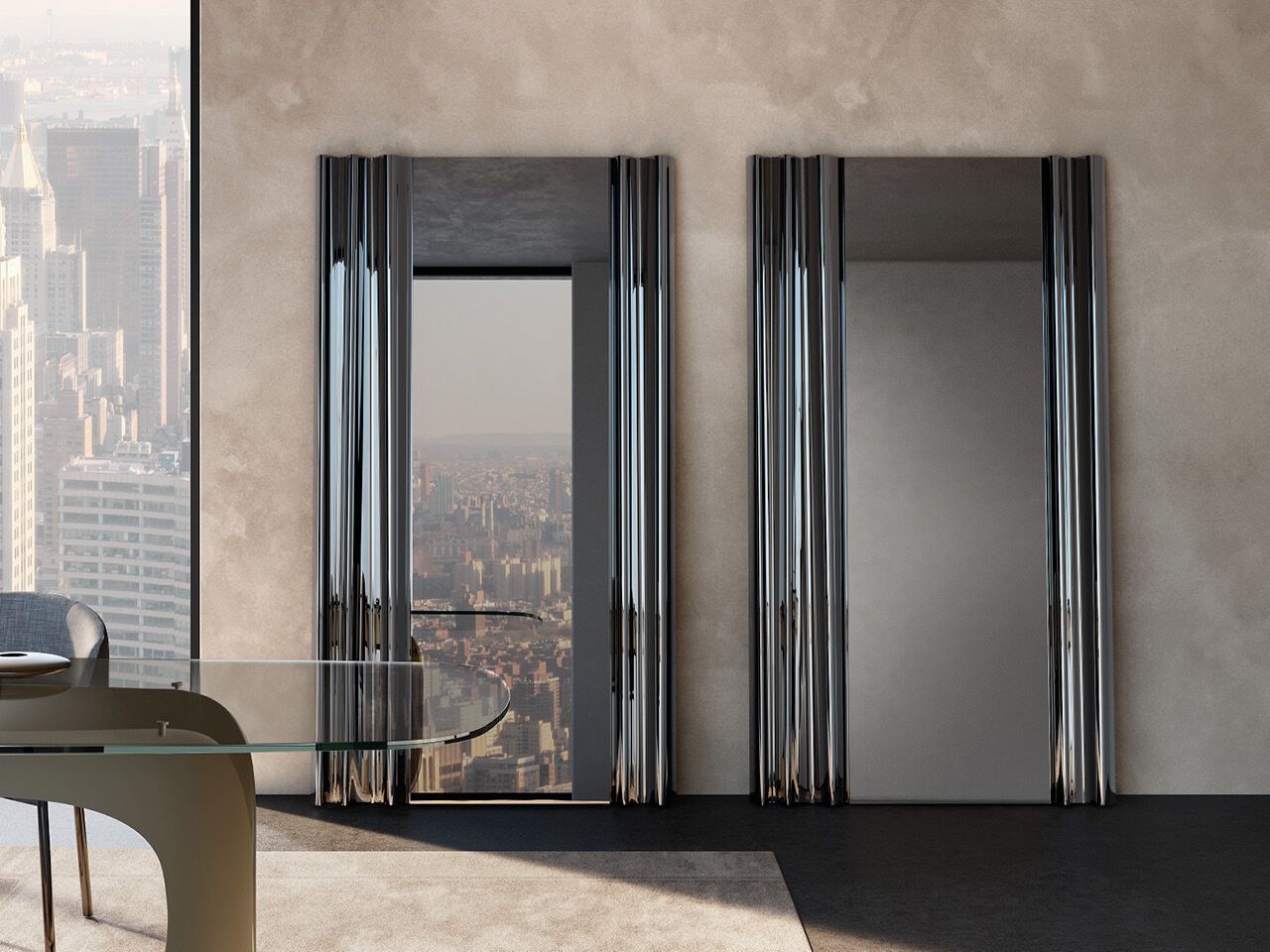 Настенное Хрустальное зеркало EFORMA Rolli ARCH-00025054