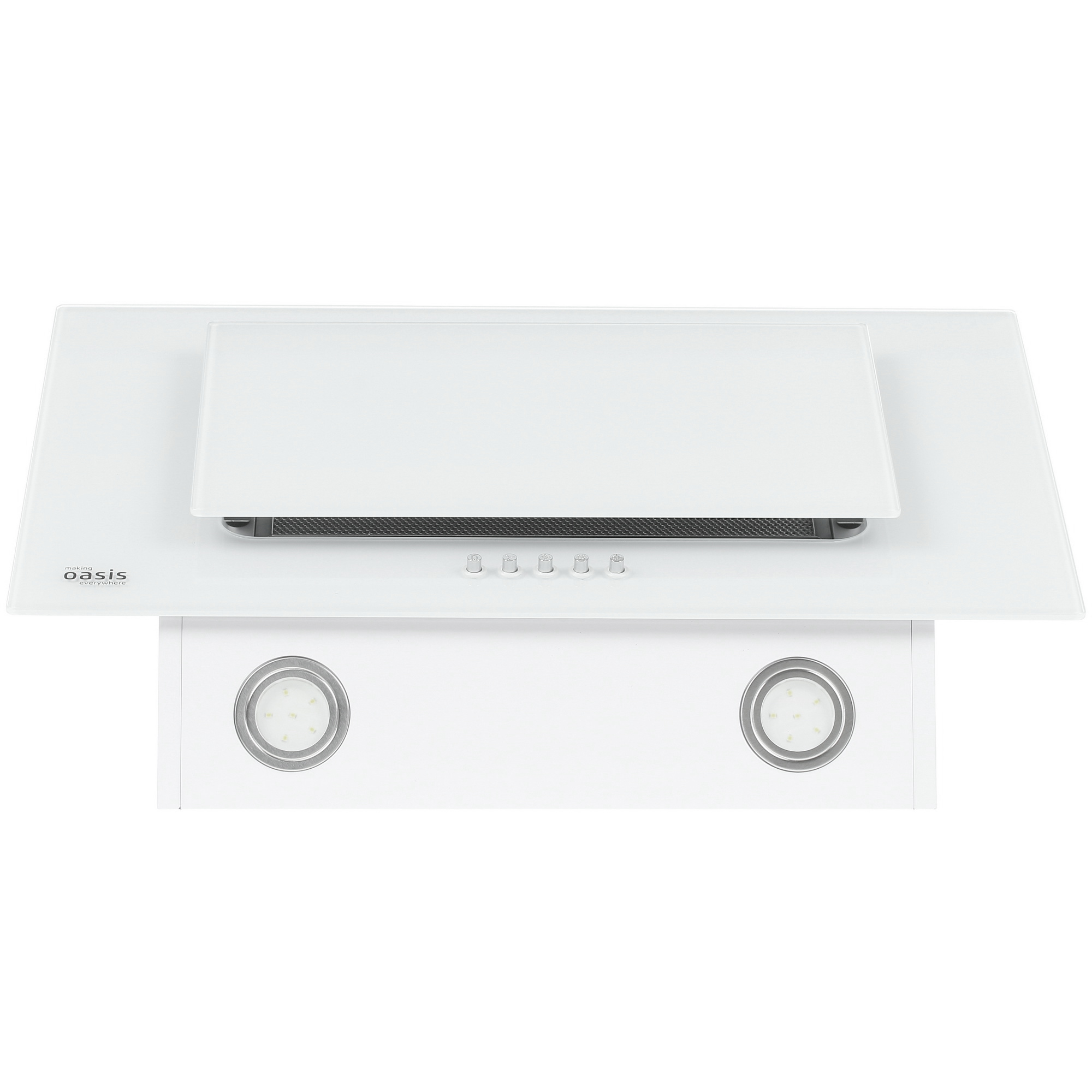 8166201 Вытяжка наклонная Oasis ND-60W белый/белый STDN-0072406 - Вид №6