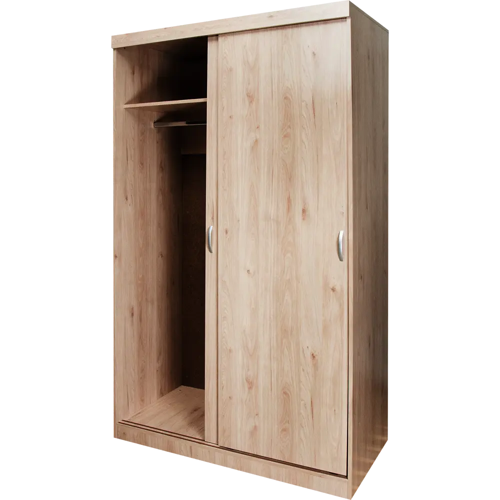 Шкаф-купе Турин с 2 дверями 120x212.3x60 см ЛДСП цвет гикори джексон Santreyd STLM-2158983 - Вид №3