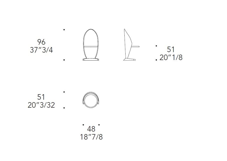 Деревянный стул с тканевой обивкой REFLEX лепесток ARCH-00054911 - Вид №1