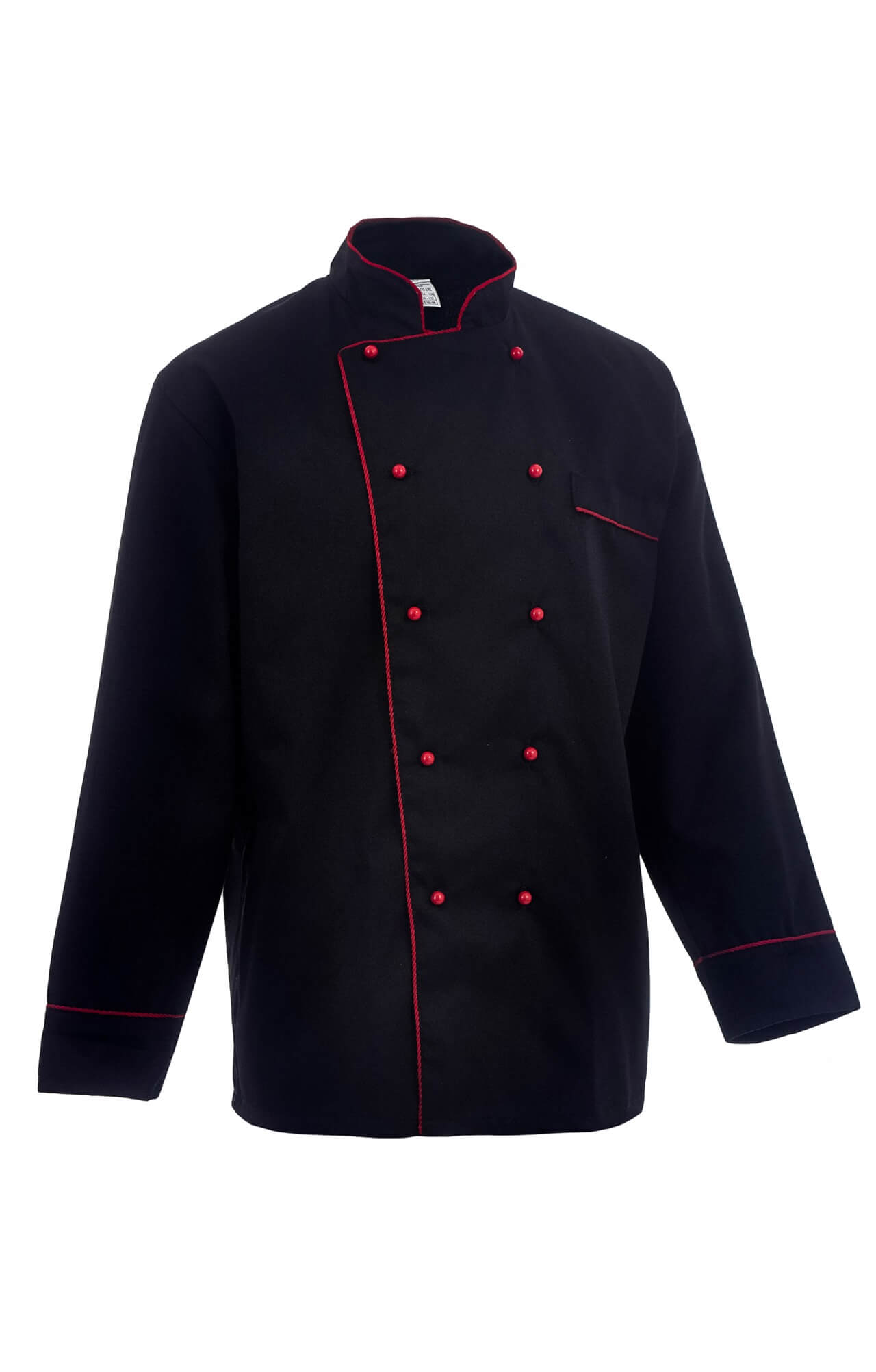 66015 Куртка поварская "Люкс" черная  Повар  размер 60-62/182-188 Спецодежда  - Вид №2