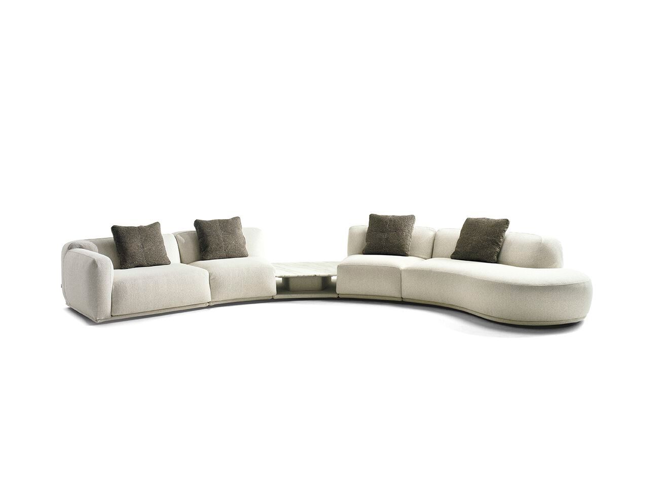 5-местный изогнутый тканевый диван CTS SALOTTI Багутта ARCH-00139920 - Вид №2