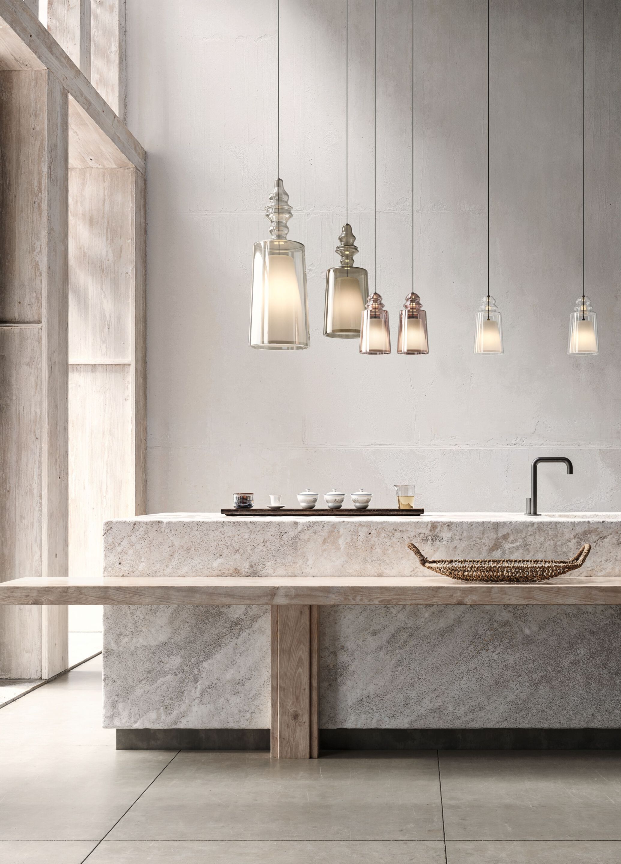 Подвесной светильник из боросиликатного стекла Karman Alibaglass ARCH-00123087 - Вид №11