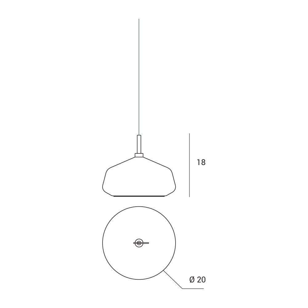 Подвесной светильник из боросиликатного стекла Miloox ARCH-00128961 - Вид №10