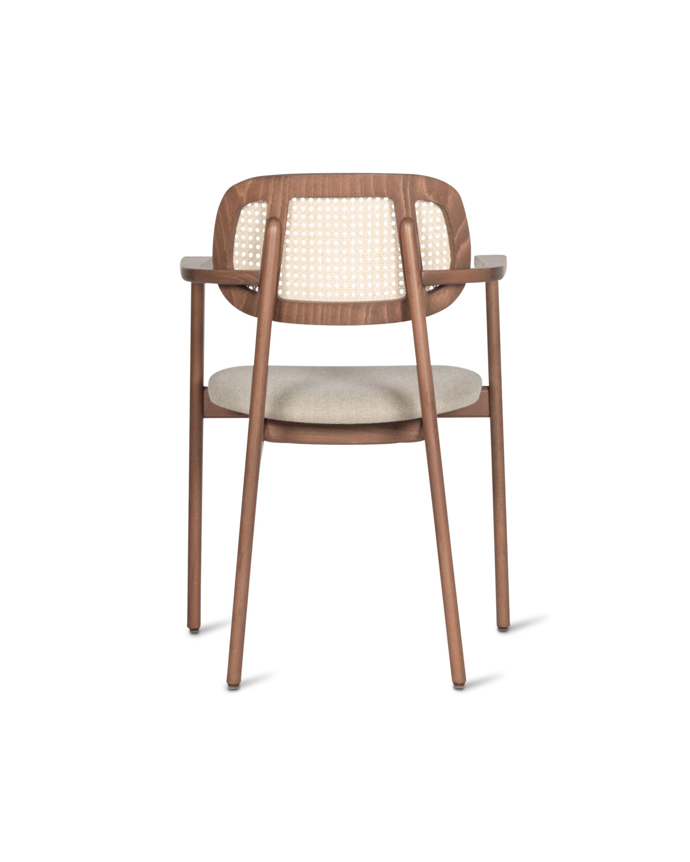 Дубовый стул с подлокотниками и мягким сиденьем Vincent sheppard Titus ARCH-00146418 - Вид №16