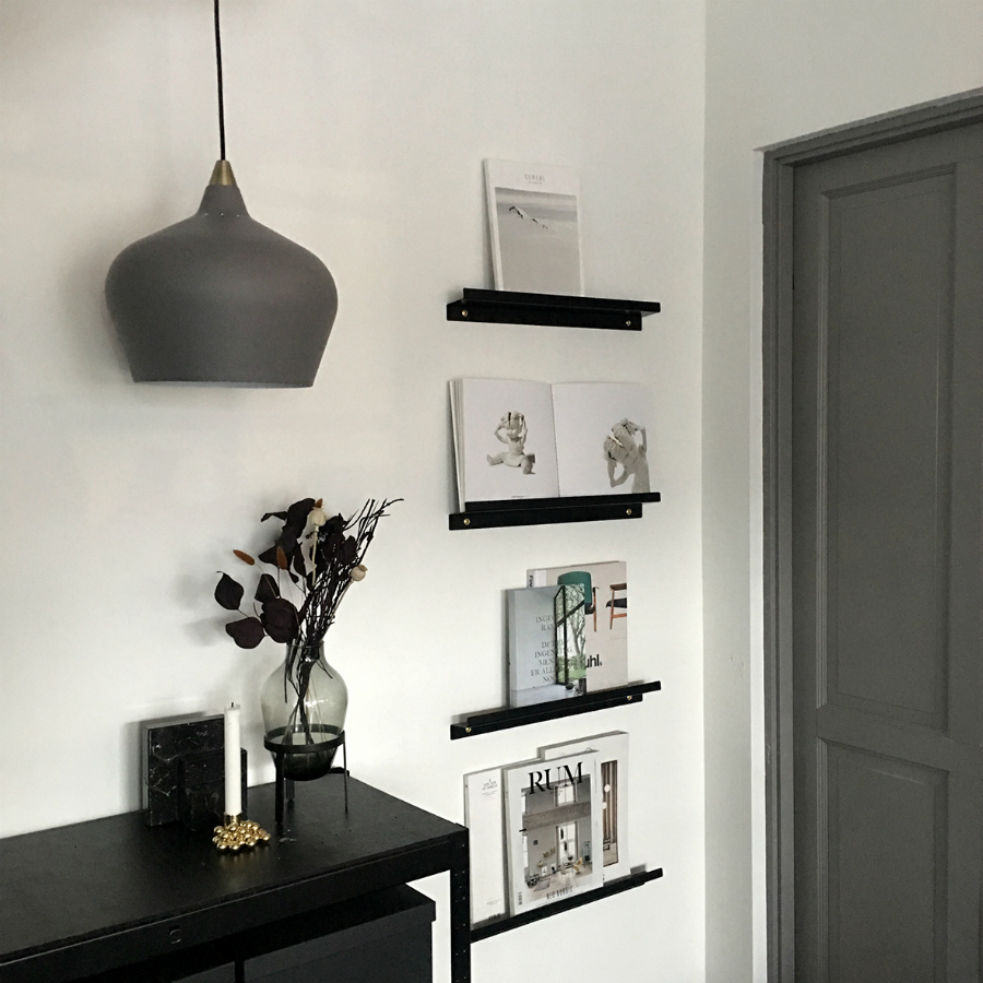 144113618405001 Лампа подвесная cohen small, 15хD16 см, серая матовая, черный шнур Frandsen  - Вид №1