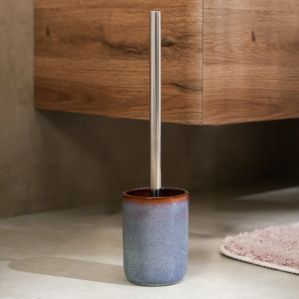 Ёршик для унитаза Verran Omega - синий керамический аксессуар для ванной 89384091 STLM-1568707 - Вид №1