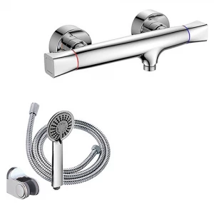 Orange Fenix M31-200cr двухвентильный смеситель для душа с аксессуарами, лейка 3 функции Хром