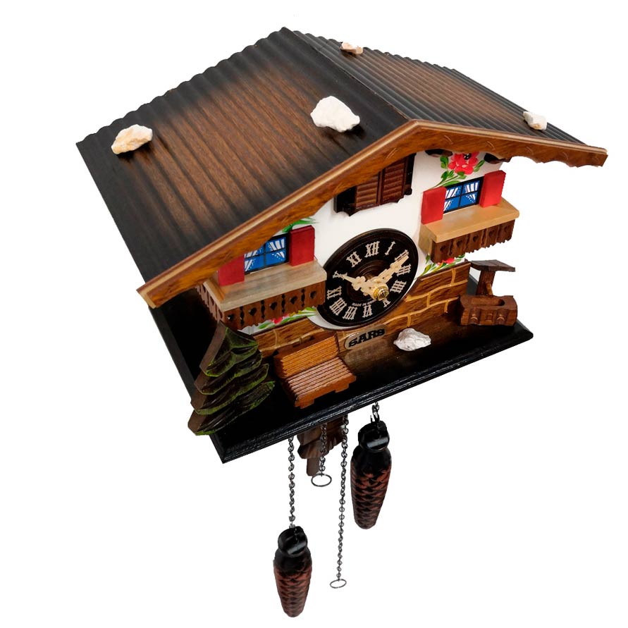 Часы настенные коричневые с кукушкой Sars 8 SARS ДИЗАЙНЕРСКИЕ 00-3967473 Коричневый  - Вид №4