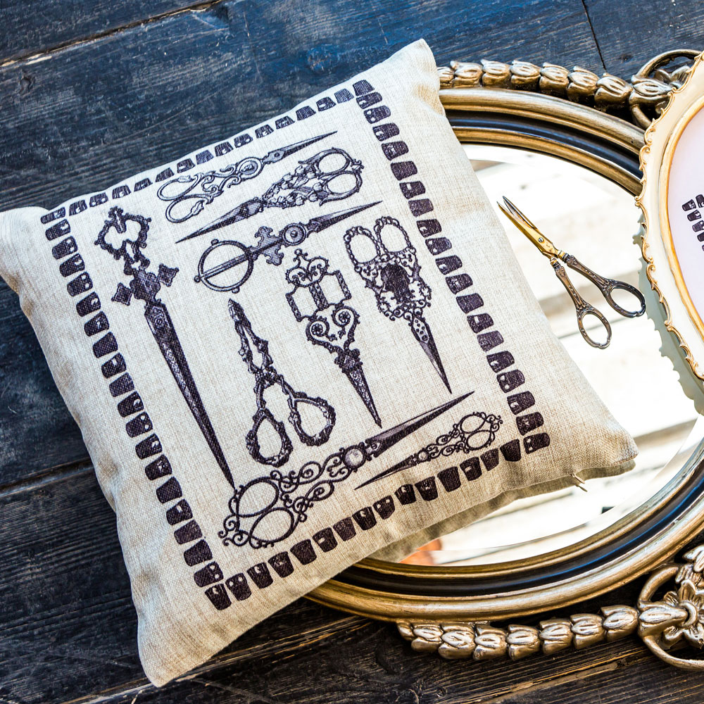 2718845 Интерьерная подушка «Старинная гравюра», версия 5 Object Desire  - Вид №2