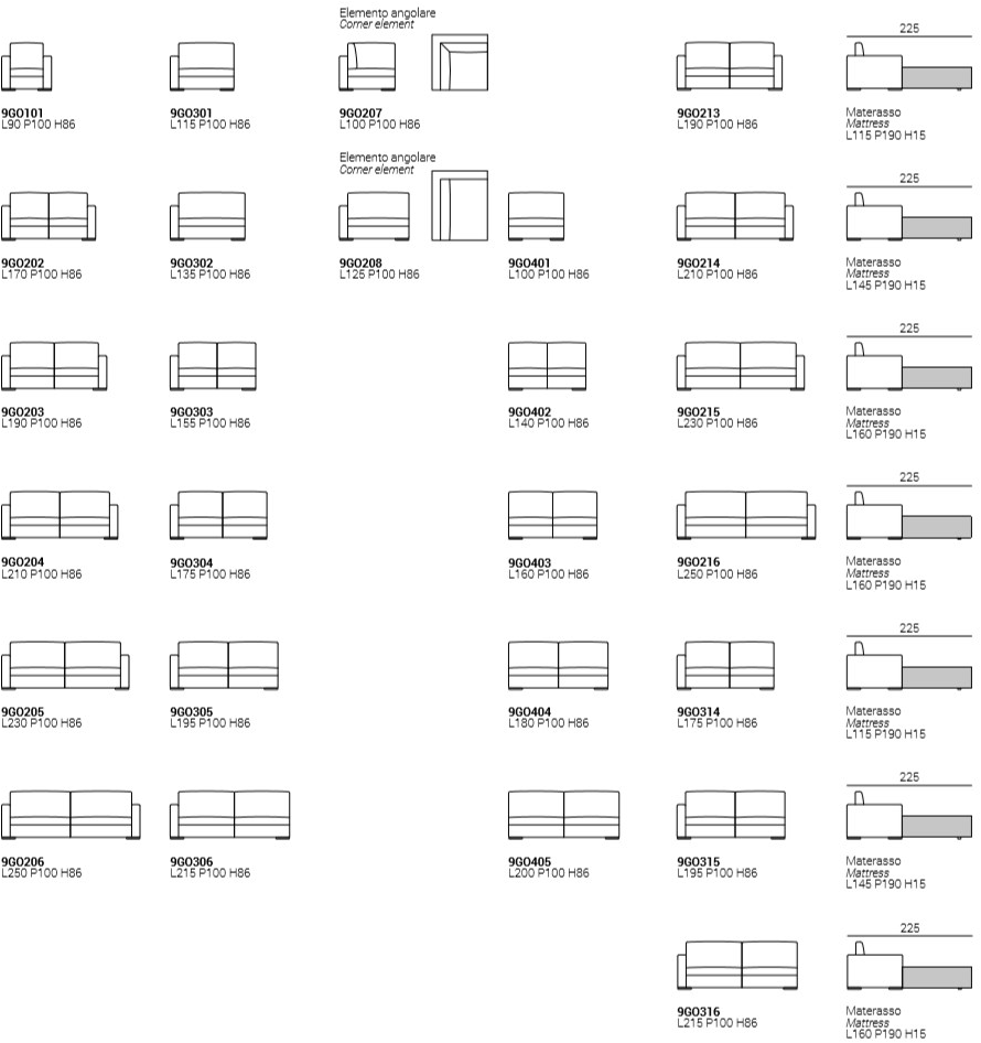 Marelli Секционный угловой диван в коже sun-id-1475007 - Вид №1