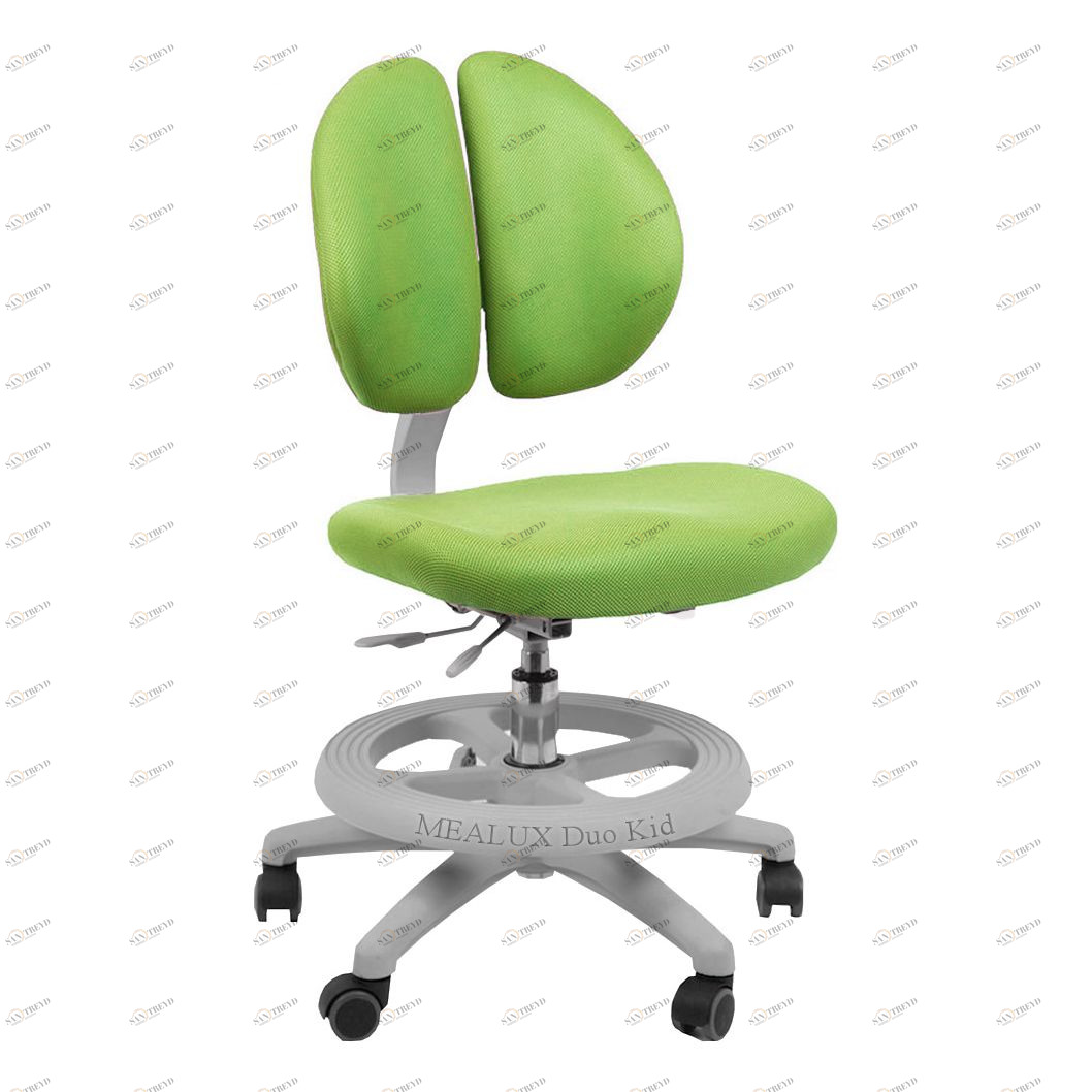 Кресло детское на колесиках зеленое Duo-Kid Small MEALUX  00-3947282 Зеленый Santreyd 