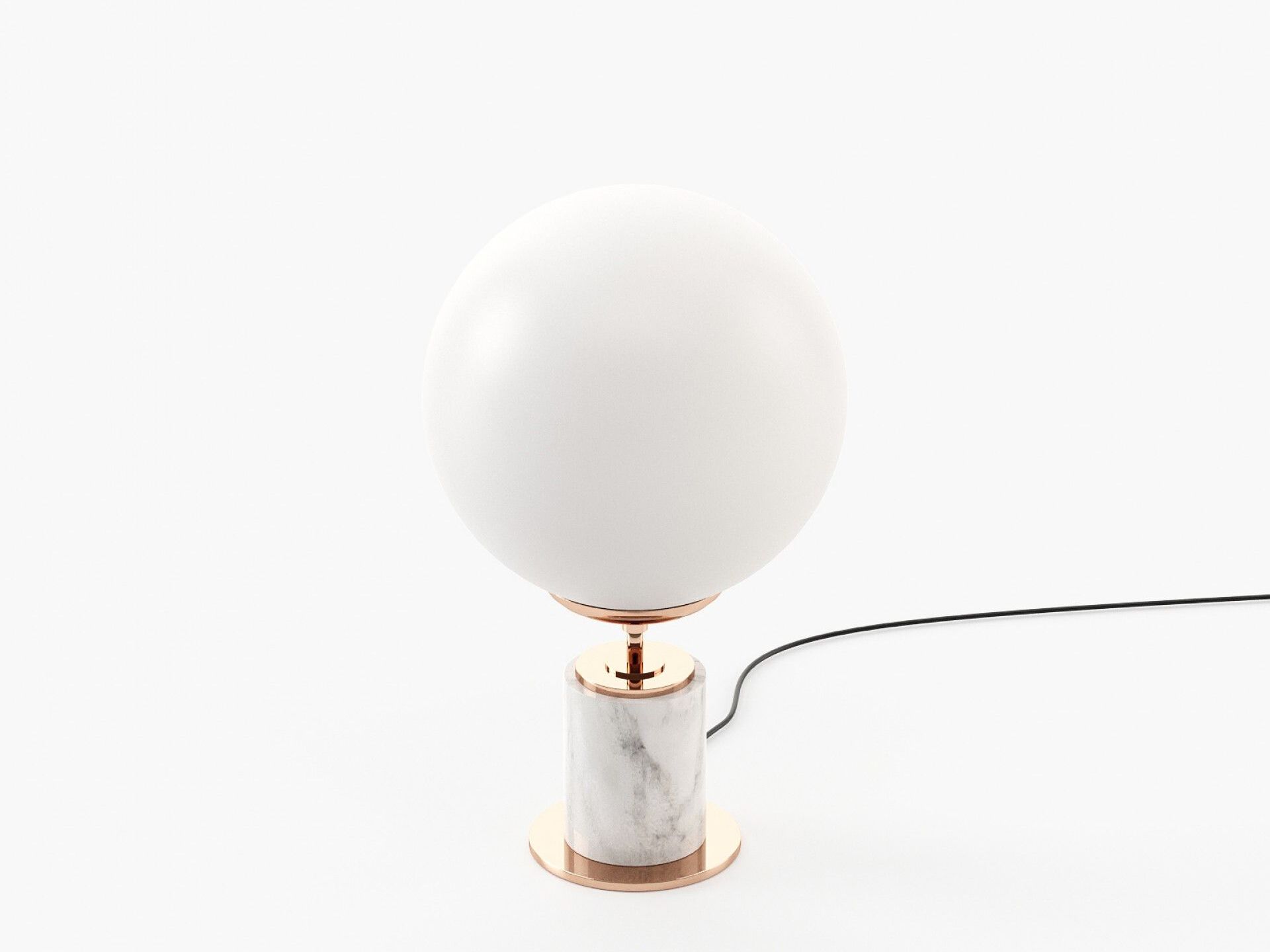 Настольная лампа из черного мрамора Marquina Laskasas ARCH-00007754 - Вид №4