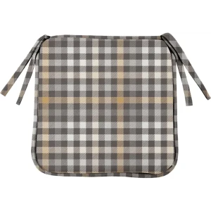 Галета Тартан 38x38 см цвет коричневый