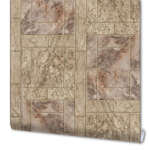 82938311 Обои бумажные бежевые 0.53 м 388-2 ВГ1 Плитка