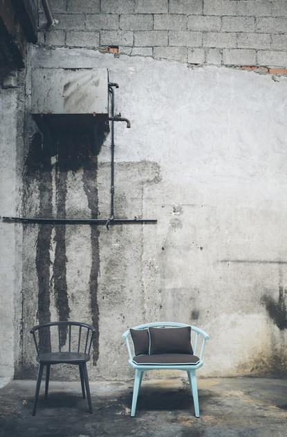 Billiani Стул из бука с подлокотниками W. 605 - Вид №6