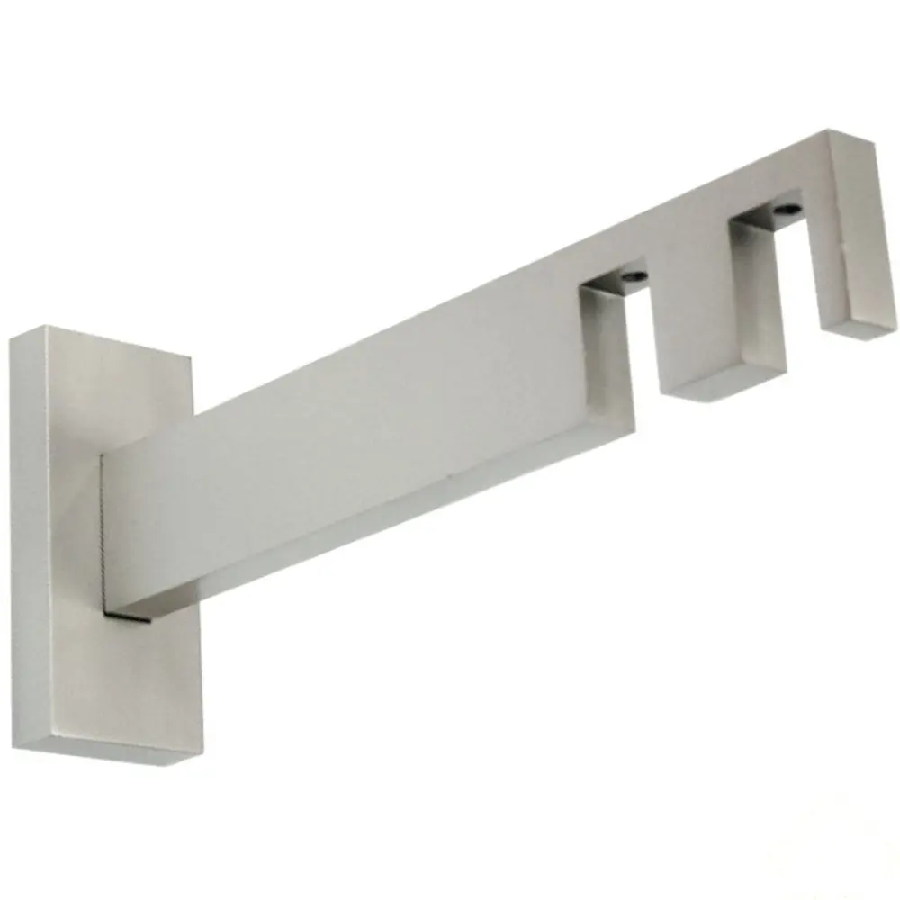 Держатель двойной для прямоугольного профиля 16.5 см цвет сатин ARTTEX STLM-2121608