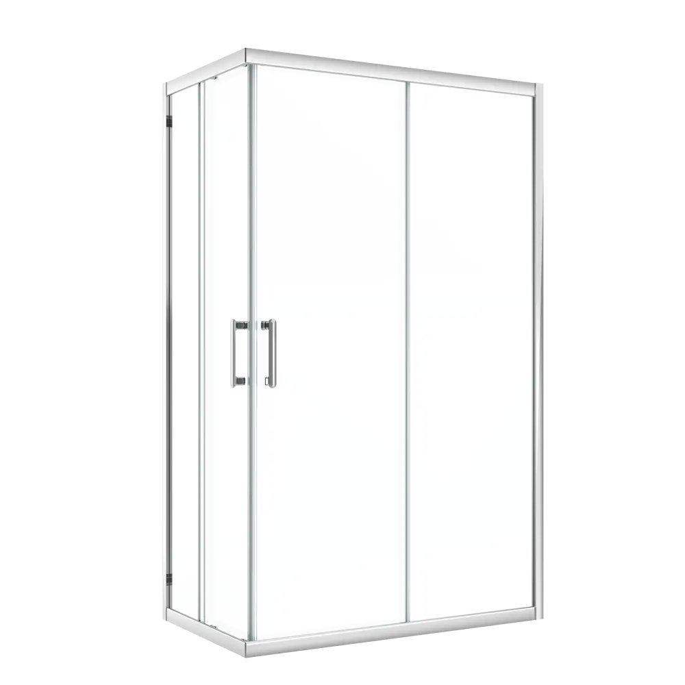Комплект стекол для душевой ширмы Sensea Easy 120x80 см прозрачное стекло цвет профиля на выбор 88103658 STLM-2078264 - Вид №4