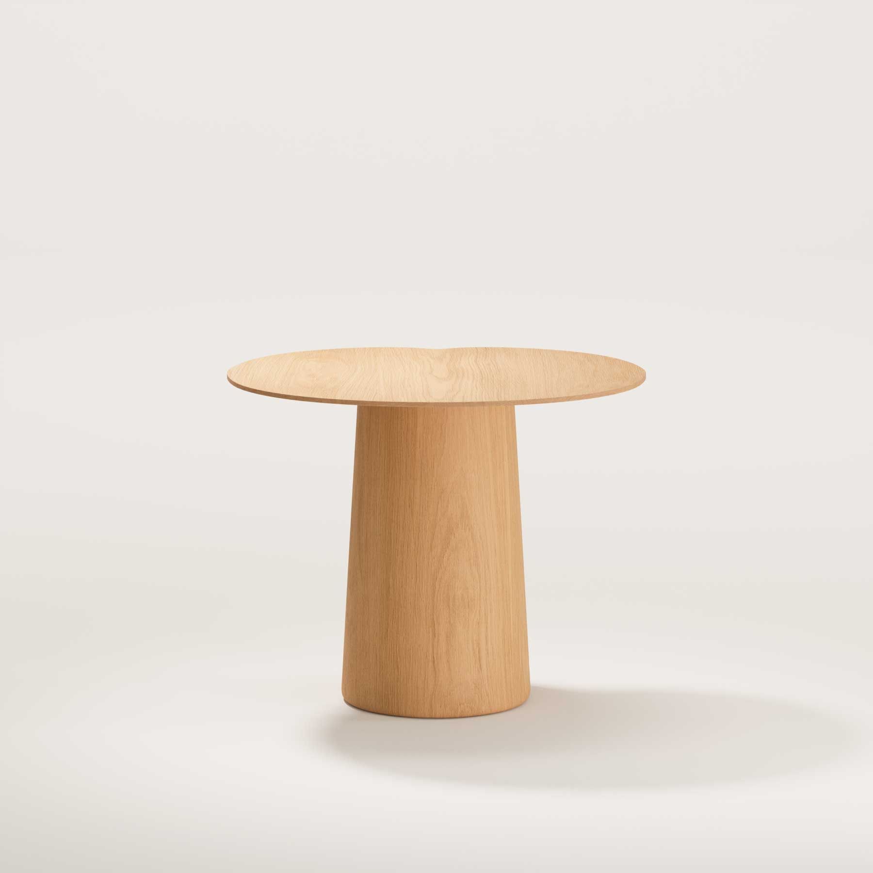 Деревянный овальный высокий журнальный столик Wewood якорь ARCH-00077687 - Вид №1