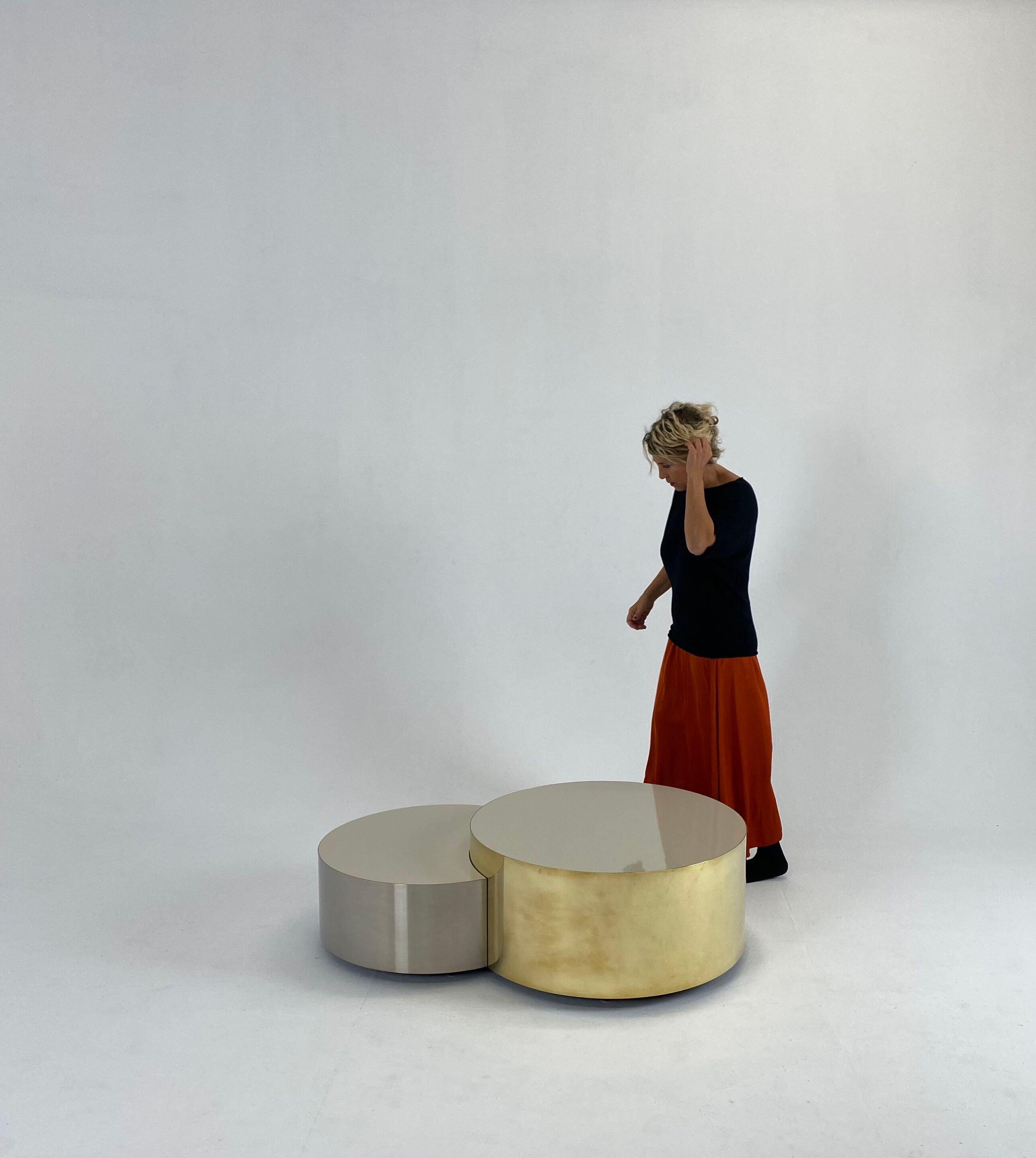 Набор журнальных столиков из ламинированного стекла и металла Jover+Valls Antique Boutique-Luna ARCH-00104161 - Вид №33