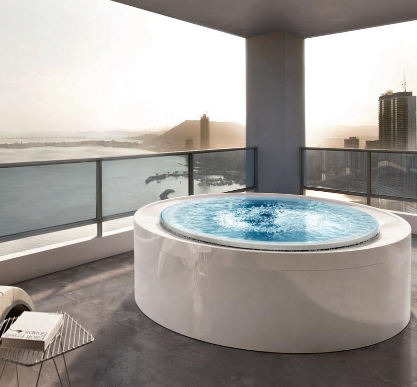 Gruppo Treesse Круглый пейзажный бассейн с гидромассажем Treesse ghost sun-id-1461433 - Вид №1