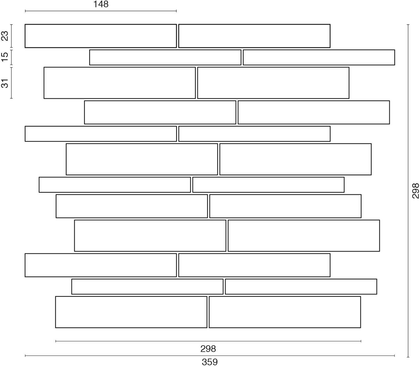Ideamarmo Мозаика из камня Fossena Plane Pln pf - Вид №7