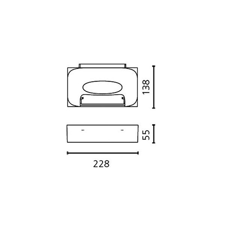 Светильник настенный белый Artemide 1634010A ARTEMIDE  00-3882740 Белый  - Вид №4
