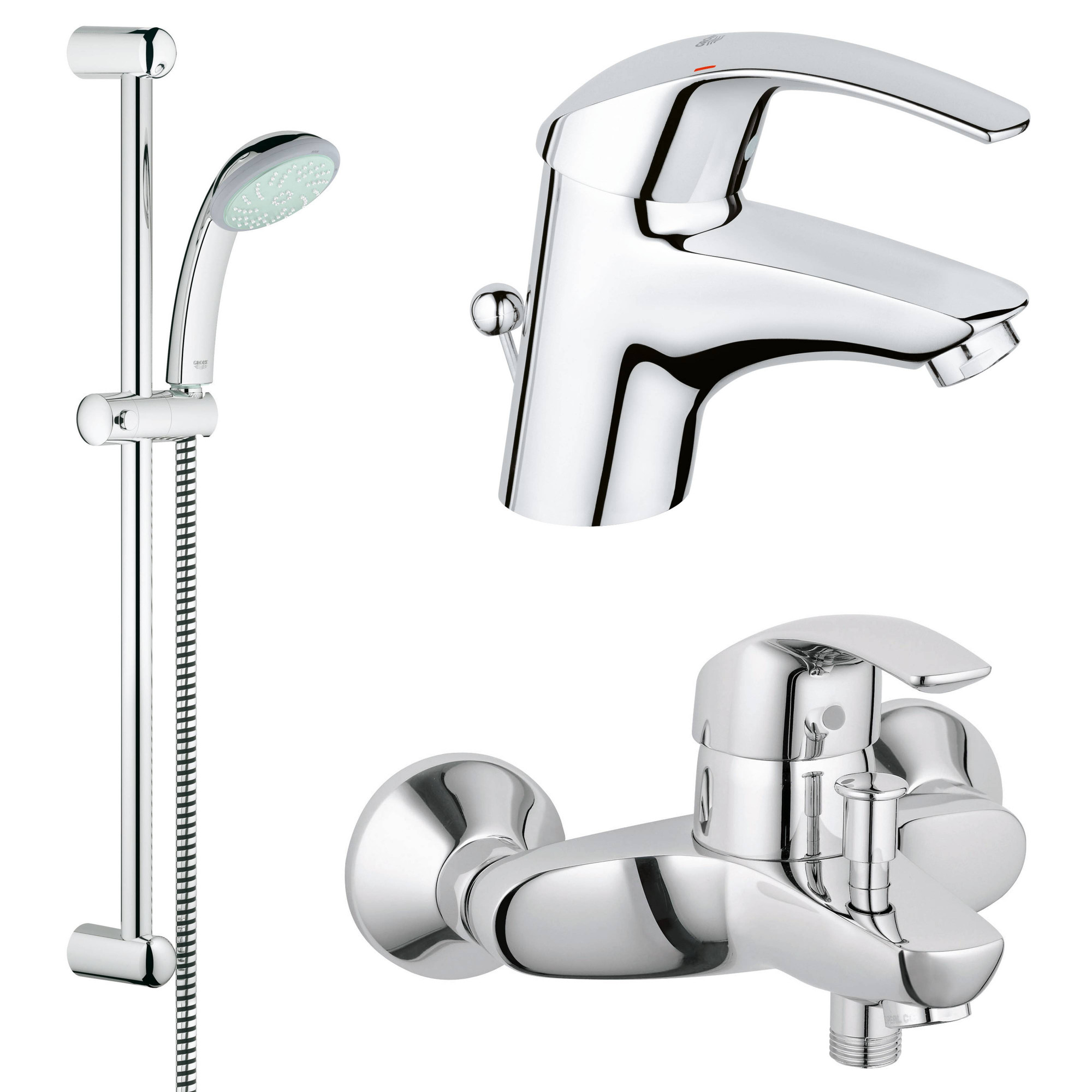 117921 Набор смесителей Grohe Eurosmart хром