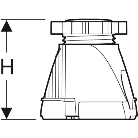 554.952.00.1 Комплект ножек Geberit для душевого поддона Geberit  - Вид №2
