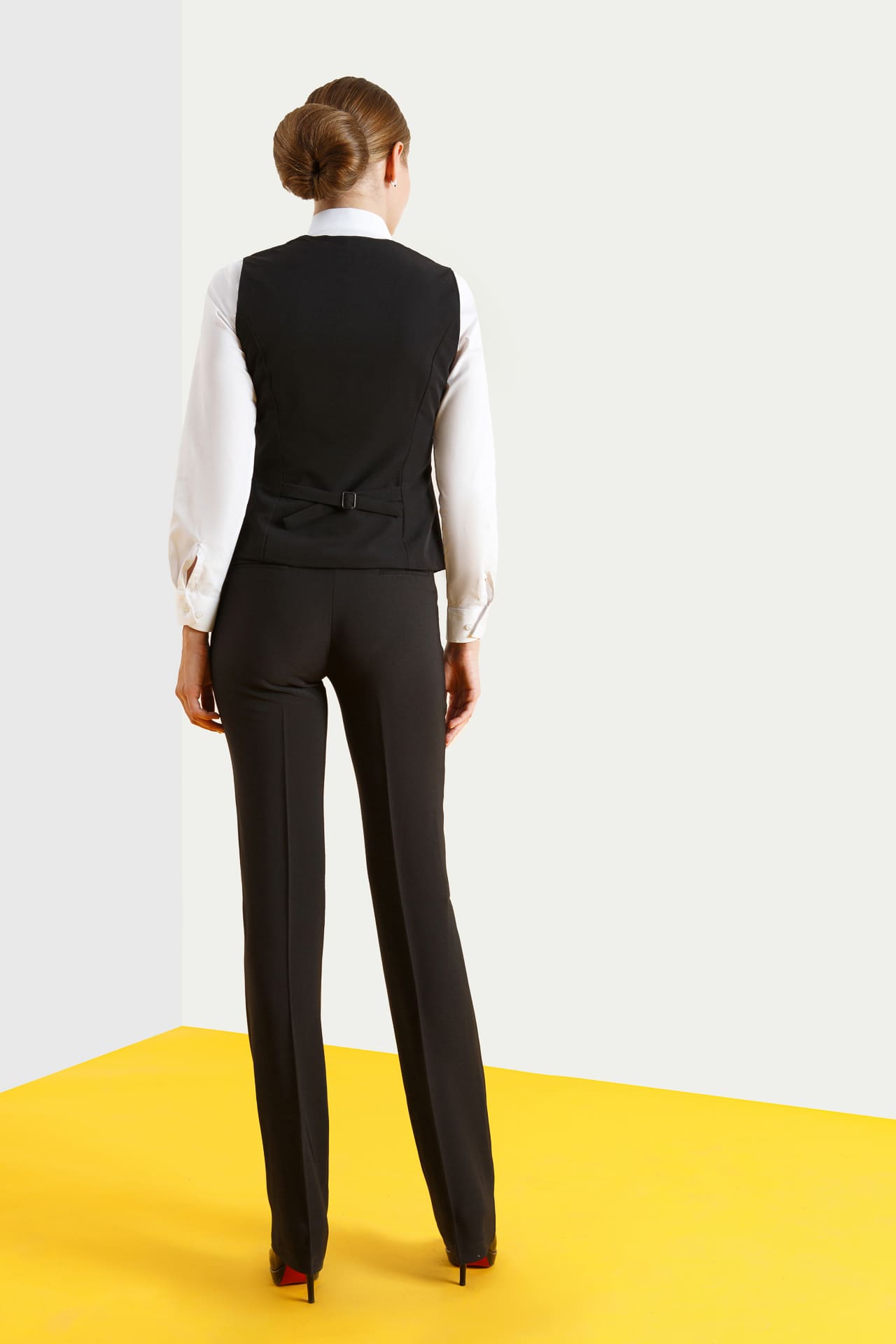 62873 Жилет  женский BLACK El-Risto  Одежда для официантов  размер 46  - Вид №5