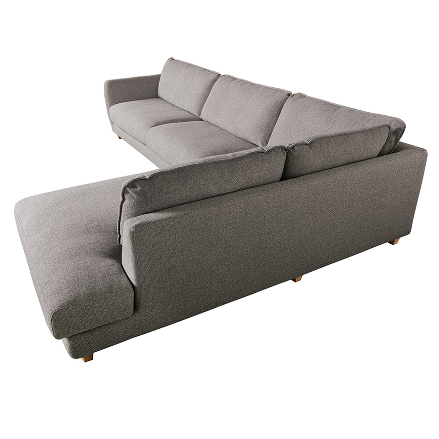 Диван угловой Viktoria, правосторонний, светло-серый Sits S1705 - Вид №6