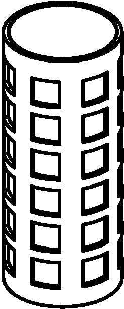 Danfoss FIA - фильтрующий элемент Вставка для FIA 15-20 (250 μ) 148H3126  - Вид №7