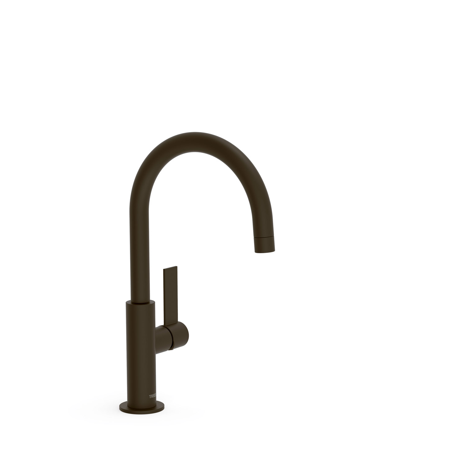 ПРОЕКТ-Смеситель для раковины TRES High с одной ручкой и боковым рычагом-21190501KMB TRES Project
