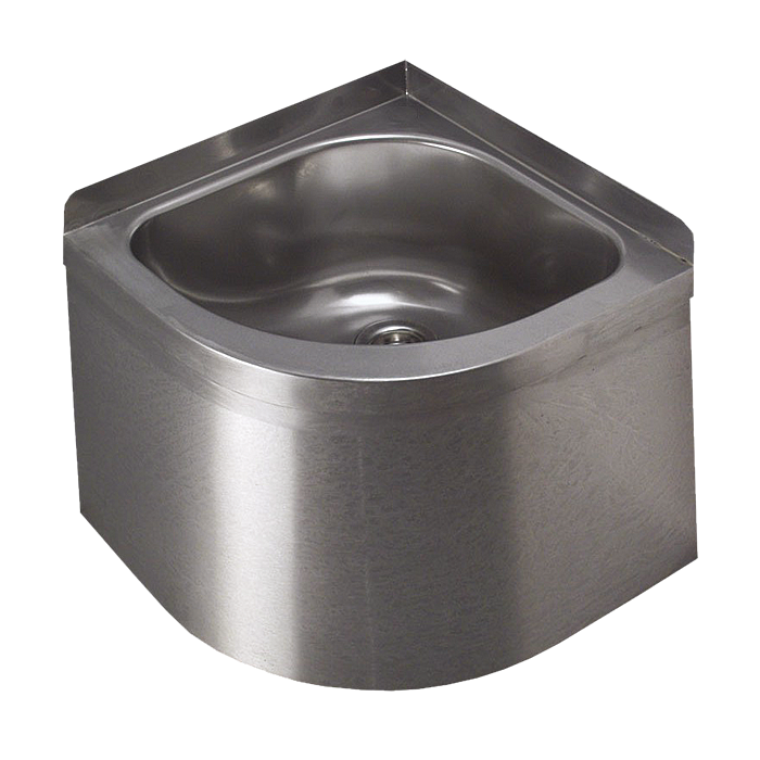 93110 Нержавеющий подвесной угловой умывальник SANELA 