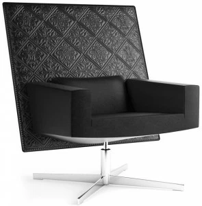 moooi Кожаное кресло с 4 спицами и подлокотниками Jackson