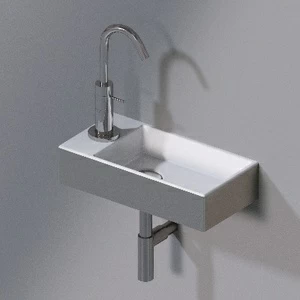 L319T0R1V3.251 Подвесная раковина настенная прямоугольная A. e T. Italia ACQUAFREDDA