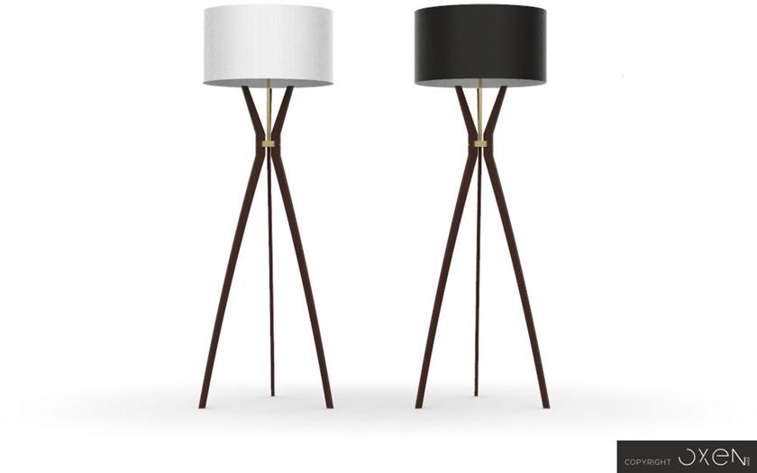 NEXO LUCE Торшер из дерева светодиодный Oxen floor lamp 7114e0 - Вид №3