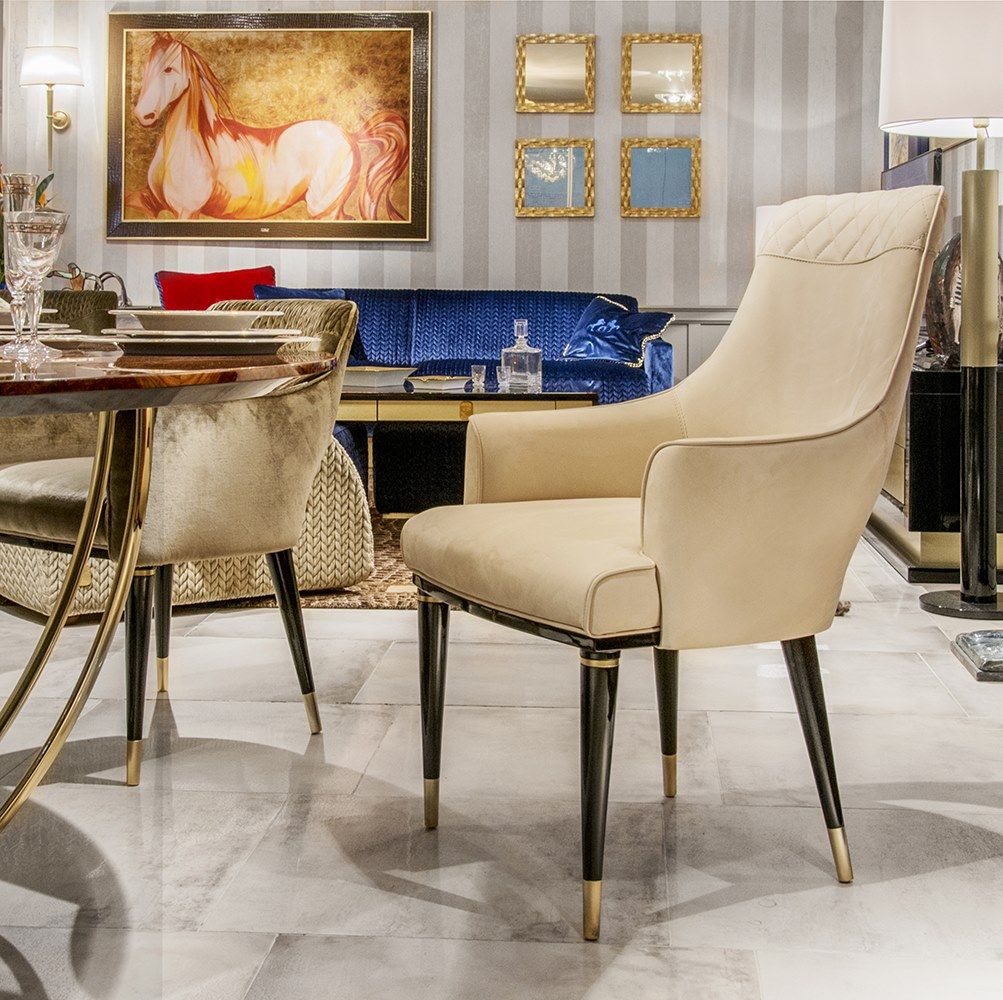 Кожаный мягкий стул Formitalia купол ARCH-00033203 - Вид №4