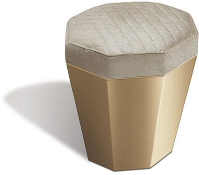 5995 Infinity пуф для туалетного столика c металлическим основанием - giorgio collection