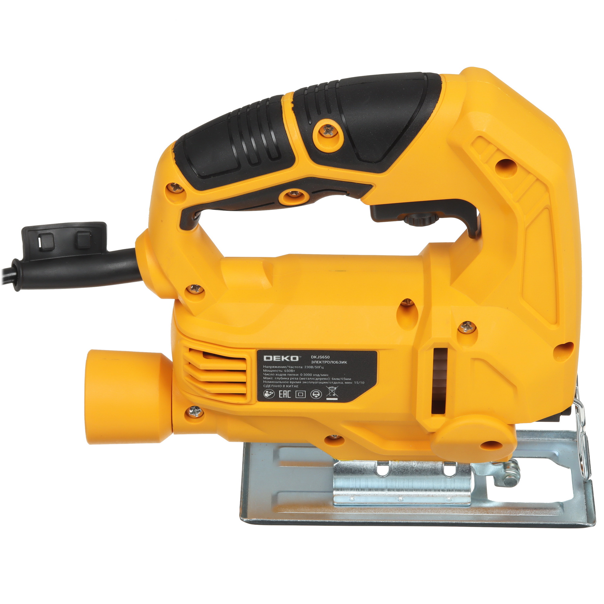Электрический лобзик DEKO DKJS650 4791452 STDN-0140608 - Вид №3