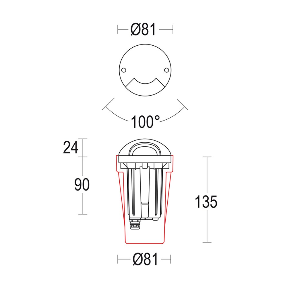 MicroGeos 75 Ghidini Geos 1L .05 Темно-Cерый (Матовый)  - Вид №1