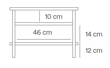 Прямоугольная прикроватная тумбочка из МДФ TEULAT Inari ARCH-00047571 - Вид №10