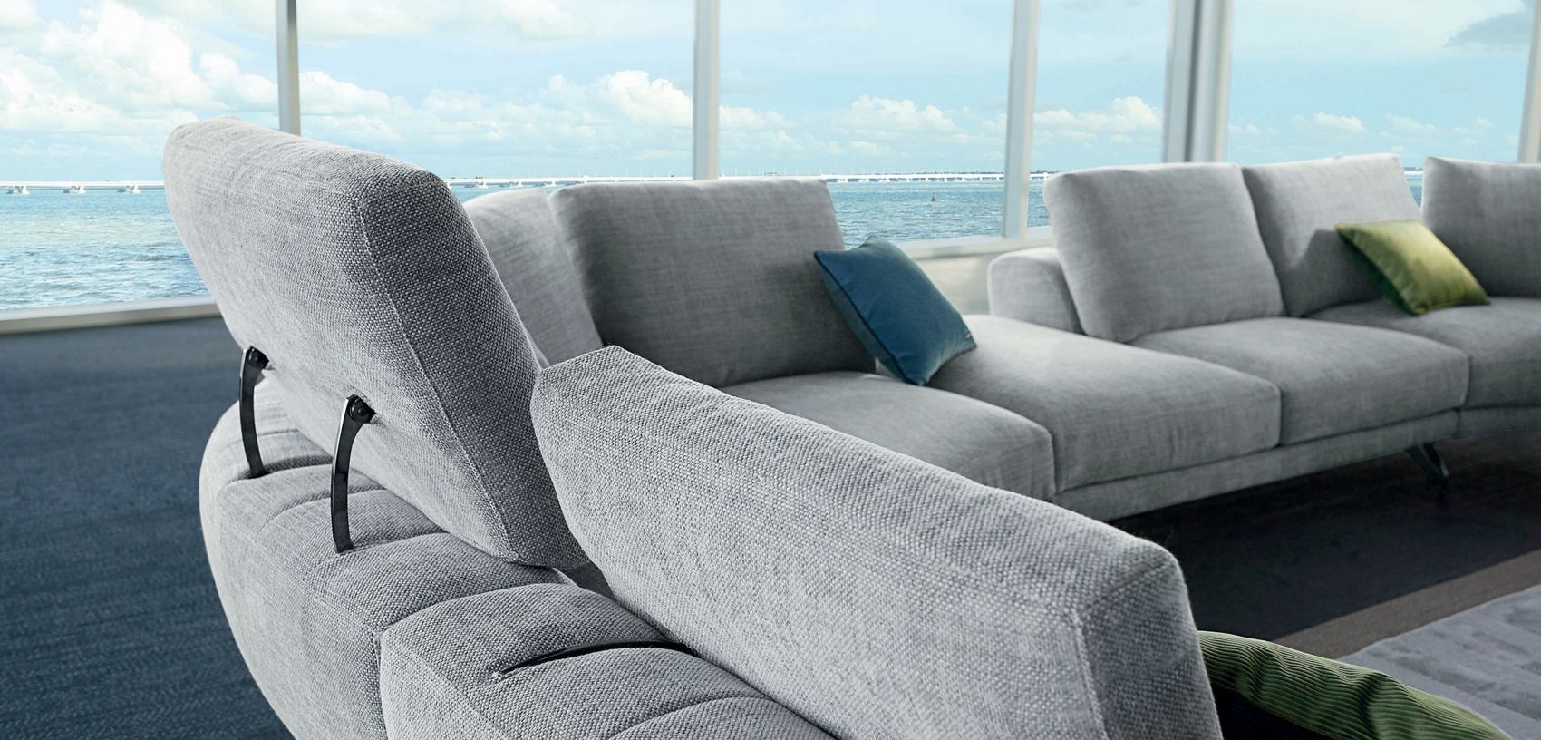 Угловой диван из ткани ROCHE BOBOIS CARACTÈERE ARCH-00038380 - Вид №3