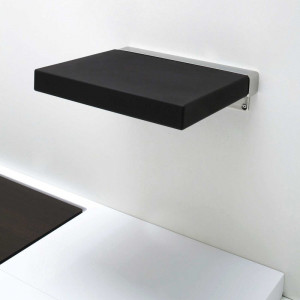 ST-SEDGREVER Life Design Sedile doccia a parete in poliuretano morbido ripiegabile di colore bianco. Collezione STYLE  Антрацит