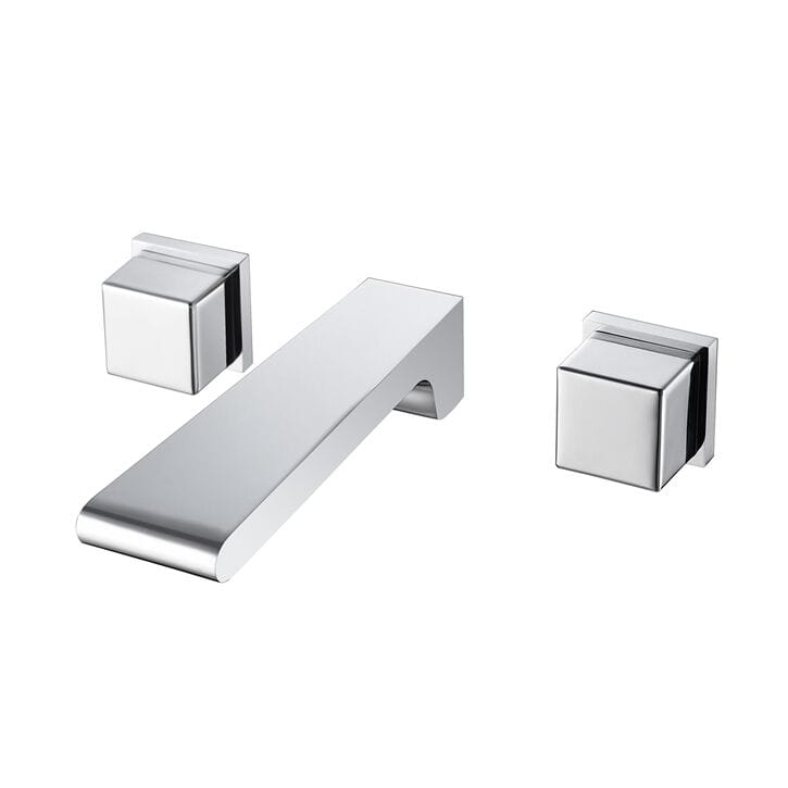 Настенный смеситель для раковины с 3 отверстиями с отдельными розетками Fontana Showers NALDA ARCH-00120280 - Вид №2