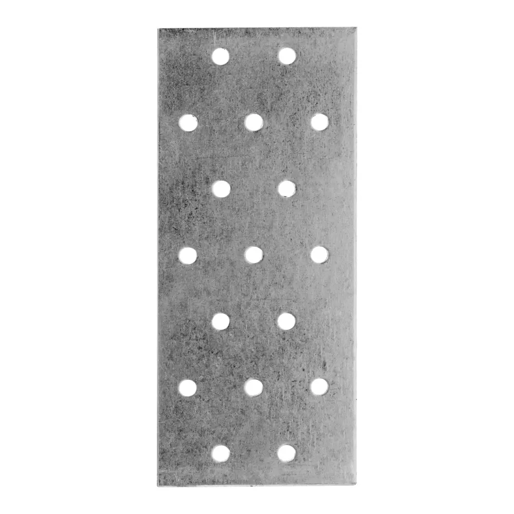 Пластина соединительная 60х140х2 мм, оцинкованная сталь КРЕПКО-НАКРЕПКО STLM-2032773 - Вид №1