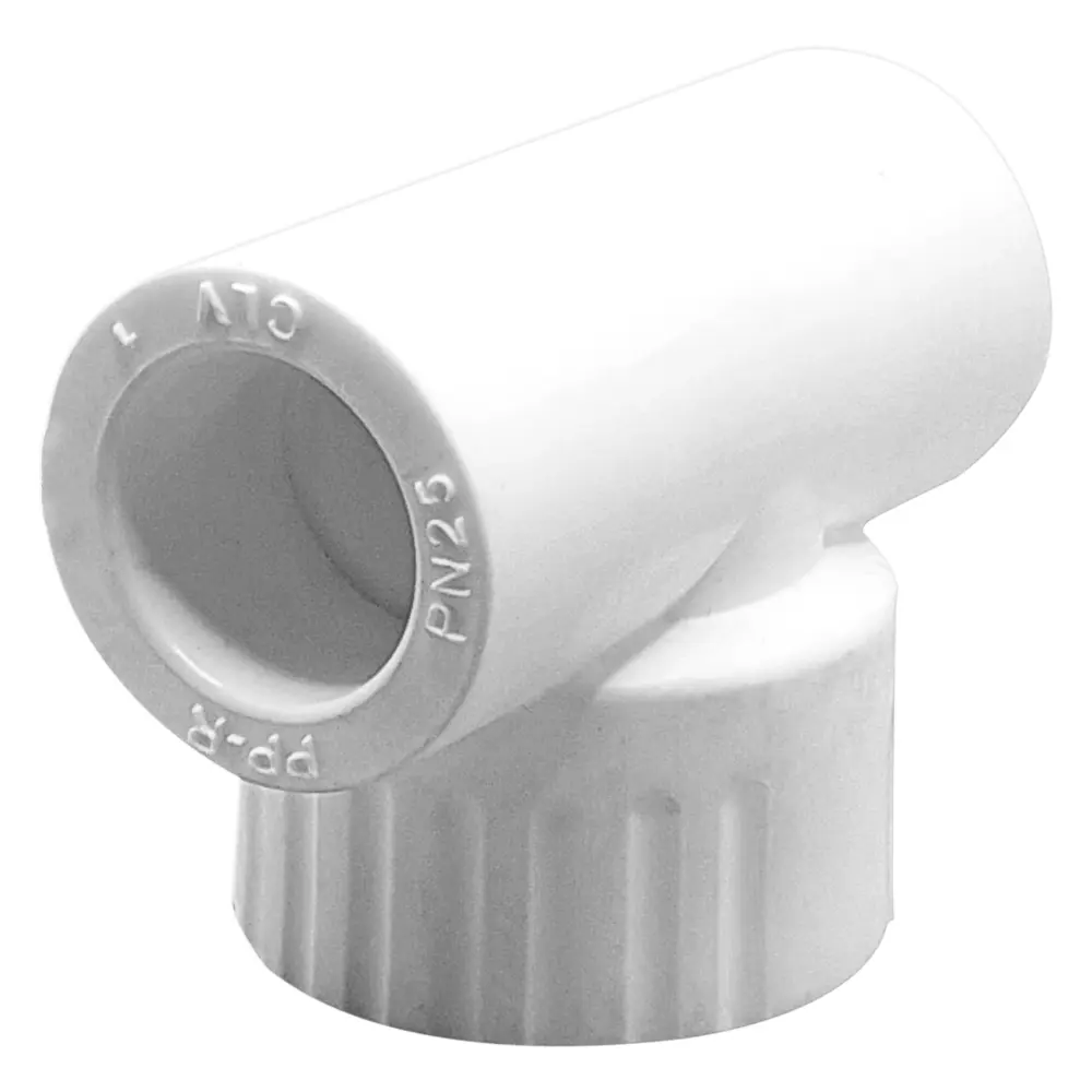 Тройник комбинированный Ростерм 32x3/4"x32 мм ВР полипропилен STLM-2012289 - Вид №1